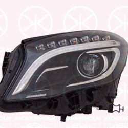 Headlight, Left, Bi-Xenon, D3S (Gas Discharge Lamp), with daytime running light (LED), without control unit for Xenon, AL, 1569063100 (MERCEDES), A156 906 31 00 (MERCEDES), A1569061700 (MERCEDES), A1569063100 (MERCEDES)