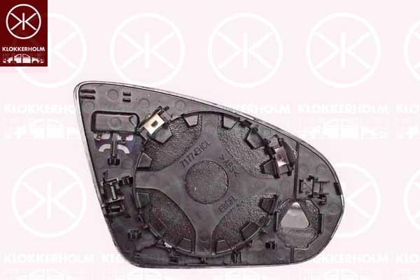 Mirror Glass, exterior mirror, Left, Number of pins: 2, Heatable, Aspherical, 0998101501 (MERCEDES), A 099 810 15 01 (MERCEDES), A0998101501 (MERCEDES)