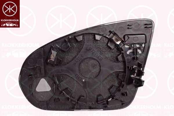 Mirror Glass, exterior mirror, Right, Number of pins: 2, Heatable, Aspherical, 0998102801 (MERCEDES), A 099 810 28 01 (MERCEDES), A0998102801 (MERCEDES)