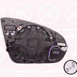 Mirror Glass, exterior mirror, Left, Heatable blind spot mirror, Number of pins: 2, Number of pins: 2, Aspherical, 0998102101 (MERCEDES), A 099 810 21 01 68 (MERCEDES), A0998102101 (MERCEDES)