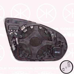 Mirror Glass, exterior mirror, Left, Heatable blind spot mirror, Automatic dimming, Number of pins: 4, Number of pins: 2, Aspherical, 0998101901 (MERCEDES), A 099 810 19 01 (MERCEDES), A0998101901 (MERCEDES)