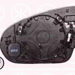 Mirror Glass, exterior mirror, Right, Heatable blind spot mirror, Automatic dimming, Number of pins: 4, Number of pins: 2, Aspherical, 0998101801 (MERCEDES), A 099 810 18 01 (MERCEDES), A0998101801 (MERCEDES)