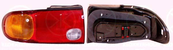 Tail Light Assembly, with bulb holder, Left, MB907247 (MITSUBIS)