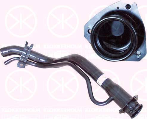 Filler Pipe, fuel tank, for lead-free fuel, MB658132 (MITSUBIS)