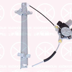 Window Regulator, with electric motor, without comfort function, Electric, Left Front, Number of pins: 2, MR573877 (MITSUBIS)