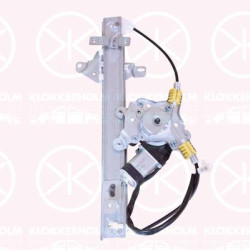 Window Regulator, with electric motor, Electric, Right Rear, MR573880 (MITSUBIS)