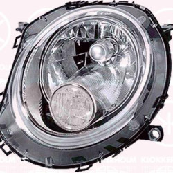 Headlight, H4, with motor for headlamp levelling, Right, Indicator Colour: white, Illuminance [lx]: 17.5, 2751872 (BMW), 63 12 2 751 872 (BMW)