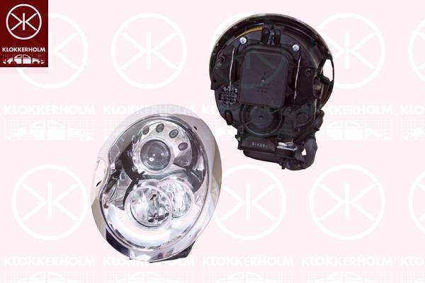 Headlight, Left, Illuminance [lx]: 20, Xenon, with control unit for xenon, with motor for headlamp levelling, D1S/H7, AL, 63 12 6 937 973 (BMW), 63 12 6 961 351 (BMW), 63 12 7 198 735 (BMW), 7 198 735 (BMW)