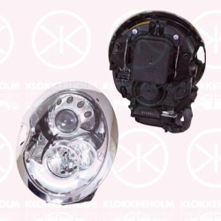 Headlight, Left, Illuminance [lx]: 20, Xenon, with control unit for xenon, with motor for headlamp levelling, D1S/H7, AL, 63 12 6 937 973 (BMW), 63 12 6 961 351 (BMW), 63 12 7 198 735 (BMW), 7 198 735 (BMW)