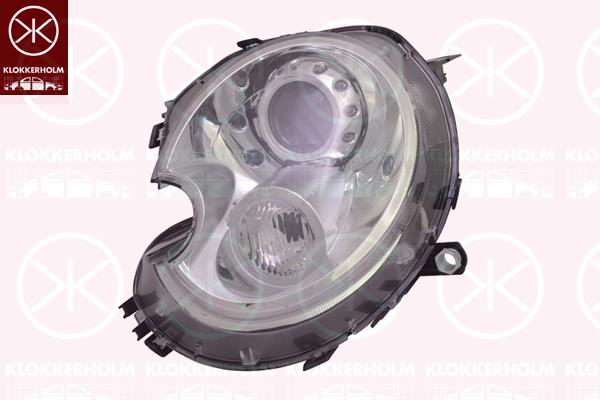 Headlight, Left, Illuminance [lx]: 27.5, Xenon, Indicator Colour: white, with motor for headlamp levelling, without control unit for Xenon, D1S (gas discharge tube), 63 12 2 754 783 (BMW), 63 12 7 269 983 (BMW)