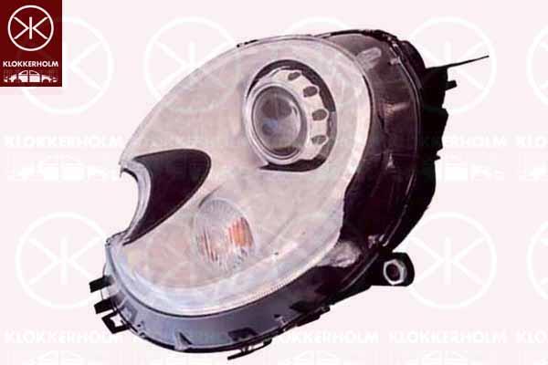 Headlight, Left, Bi-Xenon, Indicator Colour: white, with motor for headlamp levelling, without control unit for Xenon, D1S (gas discharge tube), AL, 63 12 7 292 049 (BMW), 7 292 049 (BMW)