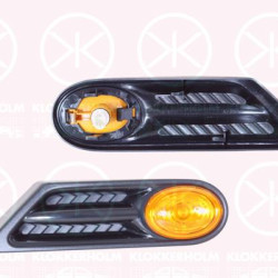 Direction Indicator, lateral installation, Left, yellow, 63 13 7 260 201 (BMW), 63137260201 (BMW)