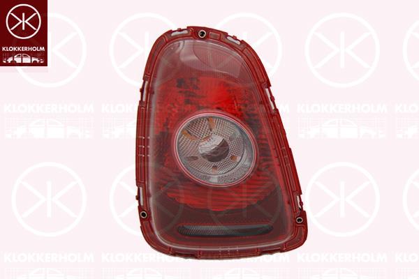 Tail Light Assembly, Left, Indicator Colour: white, with bulb holder, OLSA, 63212753625 (BMW), 63212757011 (BMW)