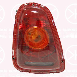 Tail Light Assembly, Right, Indicator Colour: yellow, with bulb holder, OLSA, 63212751308 (BMW), 63212757010 (BMW)