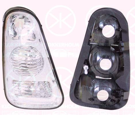 Tail Light Assembly, without bulb holder, Crystal clear, Left, 63 21 6 919 911 (BMW), 63 21 6 927 585 (BMW)