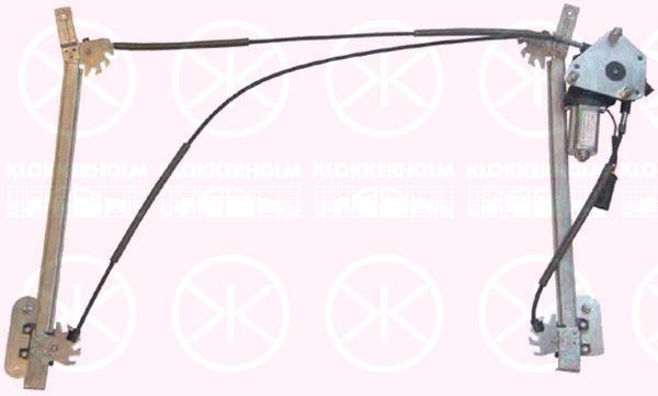 Window Regulator, with electric motor, without comfort function, Electric, Left, 51337039451 (BMW), 67626954275 (BMW), 67626955875 (BMW)