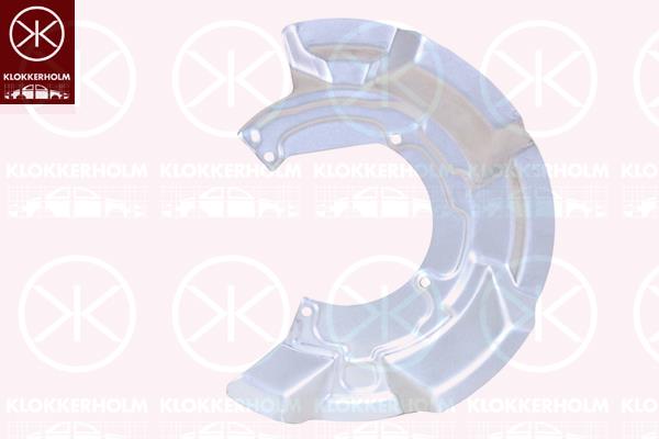 Splash Guard, brake disc, Front Axle Right, for brake disc diameter [mm]: 280, Zinc-coated, 34 11 6 772 550 (BMW)