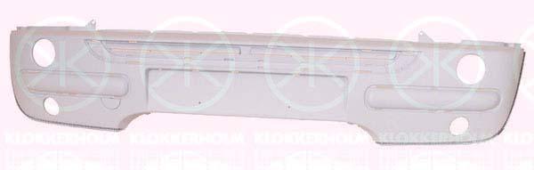 Bumper, w/primer, Front, with holes for trim/protective strip, 51 11 6 800 140 (BMW)