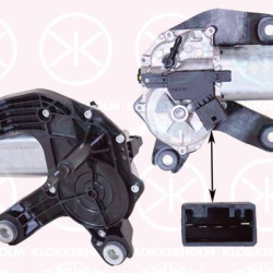 Wiper Motor, Rear, Voltage [V]: 12, 61627036154 (BMW), 67 63 6 932 013 (BMW), 67636932013 (BMW), 6932013 (BMW), 7036154 (BMW)