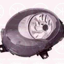 Headlight, Right, Illuminance [lx]: 10, H4, Indicator Colour: white, without lettering: MINI, with motor for headlamp levelling, Valeo, 63 11 7 298 312 (BMW), 63 11 7 401 602 (BMW)