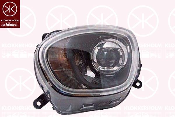 Headlight, Right, LED, PY21W, without LED control unit for indicators, without LED control unit for daytime running-/position ligh, AL, 63 11 7 441 314 (BMW), 63117441314 (BMW), 7441314 (BMW)