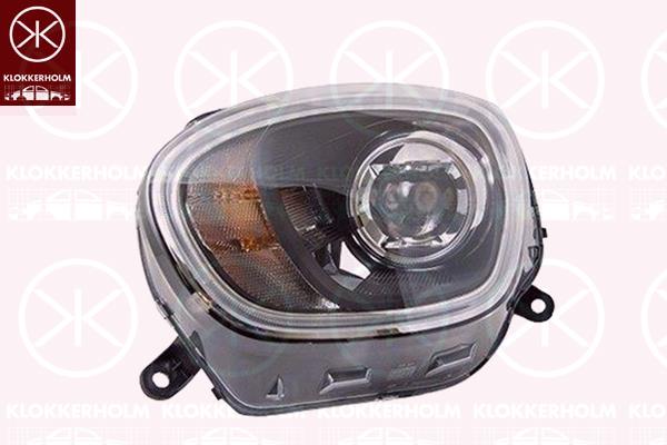 Headlight, Left, LED, PY21W, without LED control unit for indicators, without LED control unit for daytime running-/position ligh, AL, 63 11 7 441 317 (BMW), 63117441317 (BMW), 7441317 (BMW)