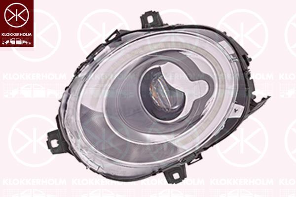 Headlight, Left, Illuminance [lx]: 12.5, LED, without lettering: MINI, Valeo, 63117448375 (BMW), 7 448 375 (BMW)