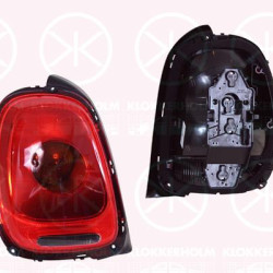 Tail Light Assembly, Left, with bulb holder, P21W, 63217297433 (BMW), 7297433 (BMW)