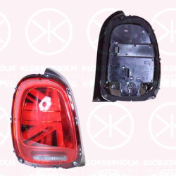 Tail Light Assembly, Trim Level: Union Jack, Left, with bulb holder, LED, P21W, 63217435133 (BMW), 7435133 (BMW)