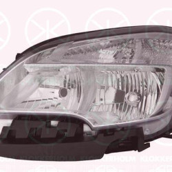 Headlight, Left, H7/HB3, with motor for headlamp levelling, 12 16 722 (OPEL), 1216722 (OPEL), 95095496 (OPEL)