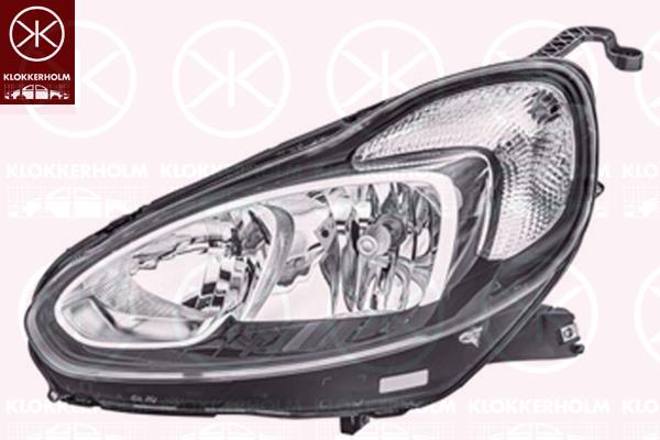 Opel Adam Priekinis žibintas, Standard, H7/H1, Left, with motor for headlamp levelling, Visteon, 1216776 (OPEL), 13354568 (OPEL), 13394813 (OPEL), 39015502 (OPEL)