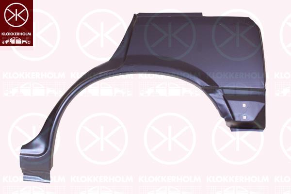 Quarter Panel, 5-drs, Wheel Arch Border, Left Rear, Lower Section, 183125 (OPEL), 90139803 (OPEL)