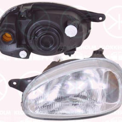 Headlight, H4, for vehicles without headlight levelling, Neolite, Right, Illuminance [lx]: 17.5, 12 16 489 (OPEL), 90444787 (OPEL)