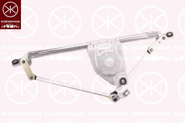 Wiper Linkage, Front, Set, for left-hand drive vehicles, 1274091 (OPEL), 22116561 (OPEL)