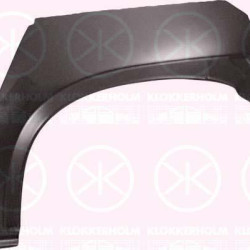 Quarter Panel, 3-drs, Wheel Arch Border, Repair Panel, Left Rear, Outer section, 