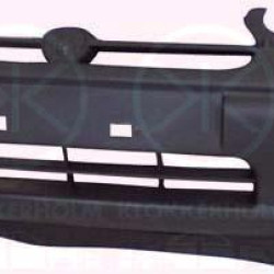 Bumper, Front, black, with hole(s) for air scoop(s), 14 00 135 (OPEL), 90444457 (OPEL)