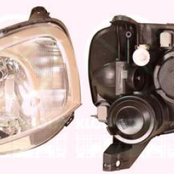 Headlight, H7/H7, with motor for headlamp levelling, Left, Illuminance [lx]: 20, 09196231 (OPEL), 12 16 000 (OPEL)