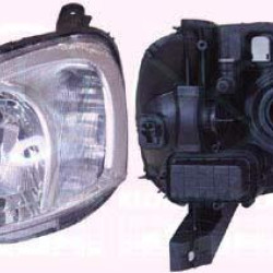 Headlight, H7/H7, with motor for headlamp levelling, AL, Right, Illuminance [lx]: 25, 09196283 (OPEL), 12 16 097 (OPEL)