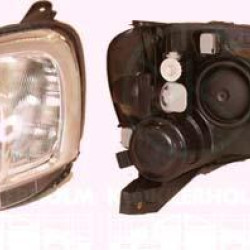 Headlight, H7/H7, without motor for headlamp levelling, Valeo type, Left, Illuminance [lx]: 17.5, 09196231 (OPEL), 12 16 000 (OPEL)