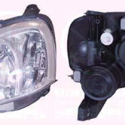 Headlight, Left, Illuminance [lx]: 17.5, H7/H1, without motor for headlamp levelling, Valeo-type, 12 16 161 (OPEL), 13195923 (OPEL), 93185145 (OPEL)