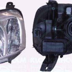 Headlight, H7/H7, with motor for headlamp levelling, AL, Left, Illuminance [lx]: 25, 12 16 137 (OPEL), 131 15 004 (OPEL), 13115004 (OPEL), 93173249 (OPEL)