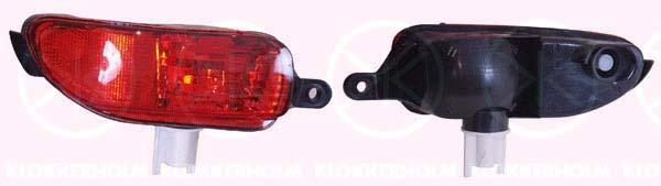 Rear Fog Light, with bulb holder, Left, 12 23 015 (OPEL), 24409337 (OPEL)