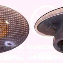 Direction Indicator, without bulb holder, white, lateral installation, 09196353 (OPEL), 17 13 240 (OPEL), 91 96 353 (OPEL), 93176063 (OPEL)