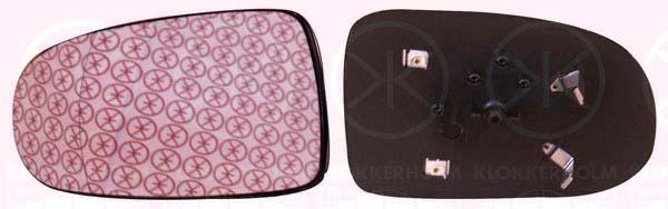 Mirror Glass, exterior mirror, Aspherical, Heatable, Left, 09224246 (OPEL), 14 26 529 (OPEL)