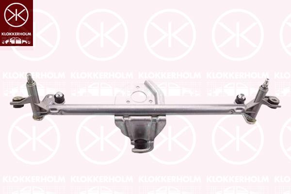 Wiper Linkage, Front, Set, for left-hand drive vehicles, 1274137 (OPEL), 23001901 (OPEL), 6772571 (OPEL), 93196317 (OPEL)