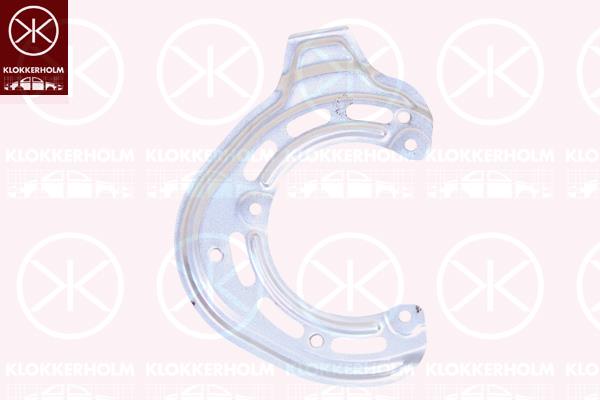 Splash Guard, brake disc, Front Axle Right, Zinc-coated, 0543077 (OPEL), 09156116 (OPEL), 543077 (OPEL), 9156116 (OPEL)