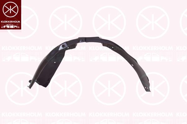 Liner, wheelhouse, Plastic, Left Front, 13109022 (OPEL), 61 01 330 (OPEL)