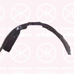 Liner, wheelhouse, Plastic, Left Front, 13109022 (OPEL), 61 01 330 (OPEL)