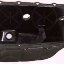 Oil Sump, with bore for oil-level sensor, Steel, 06 52 063 (OPEL), 652063 (OPEL), 93177276 (OPEL)