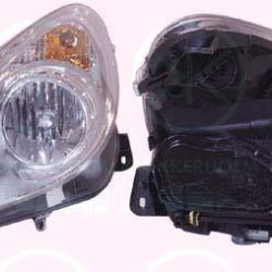 Headlight, Illuminance [lx]: 15, Right, H7/H1, Valeo, with motor for headlamp levelling, 12 16 188 (OPEL), 93189358 (OPEL)